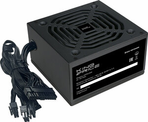 Блок питания KingPrice ATX 500W KPPSU500 (20+4pin) 120mm fan 4xSATA