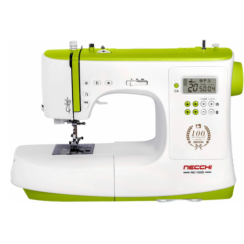 Швейная машина Necchi NC-102D белый/зеленый