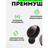 Фото #14 Беспроводные TWS наушники c Power Bank 1200 mAh/ Наушники с сенсорным управлением/ Bluetooth 5.3/ индивидуальный дизайн/ черные