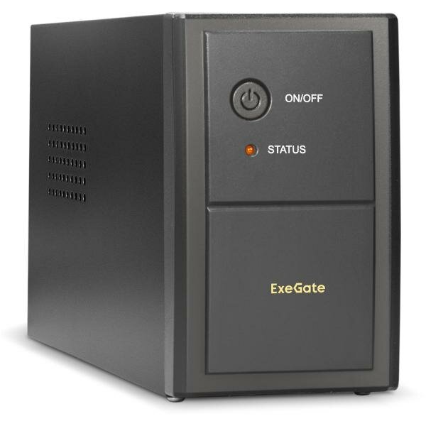 Exegate EP285537RUS ИБП ExeGate Power Back BNB-450. LED. AVR. C13. RJ <450VA/240W, LED, AVR,4*IEC-C13, RJ45/11, Black>