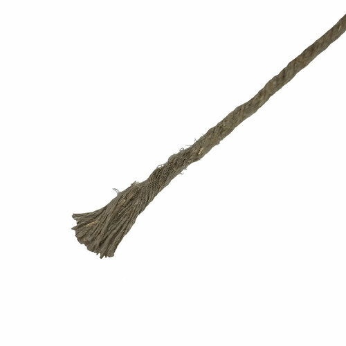 Веревка льнопеньковая Сибшнур 6 мм цвет коричневый, 20 м/уп.