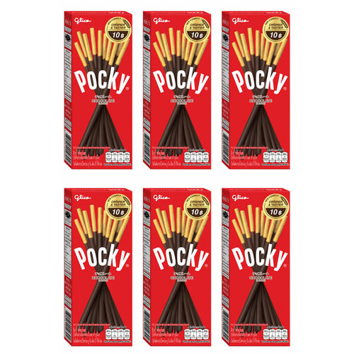 Glico Печенье Pocky Шоколад, 22 г, 6 уп