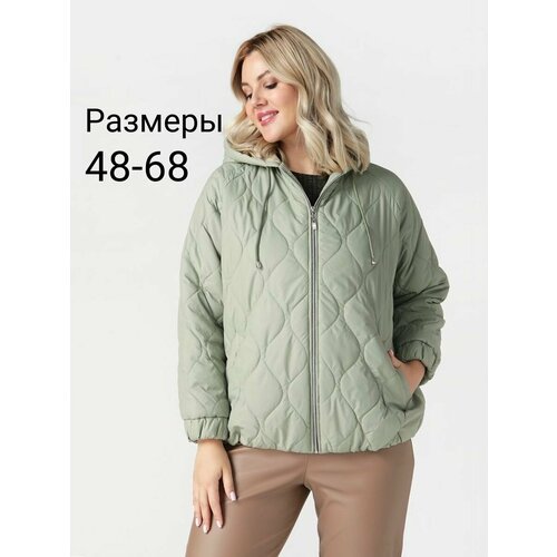 Куртка  PreWoman, размер 50, зеленый