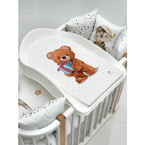 Доска для пеленания BUBO BABY PRESTIGE 80х53 см на пластиковой основе