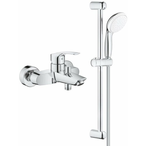 Смеситель для ванны Grohe Eurosmart 33300003 + 27924001