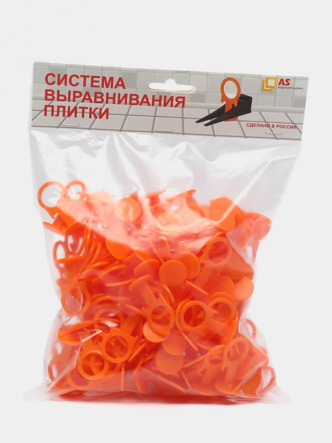 фото Зажим для выравнивания плитки 1,5 мм СВП - 200 шт