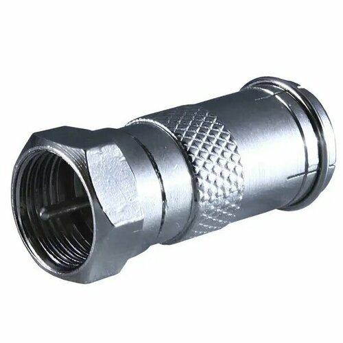 Переходник с F штекера на TV гнездо металл 449₽