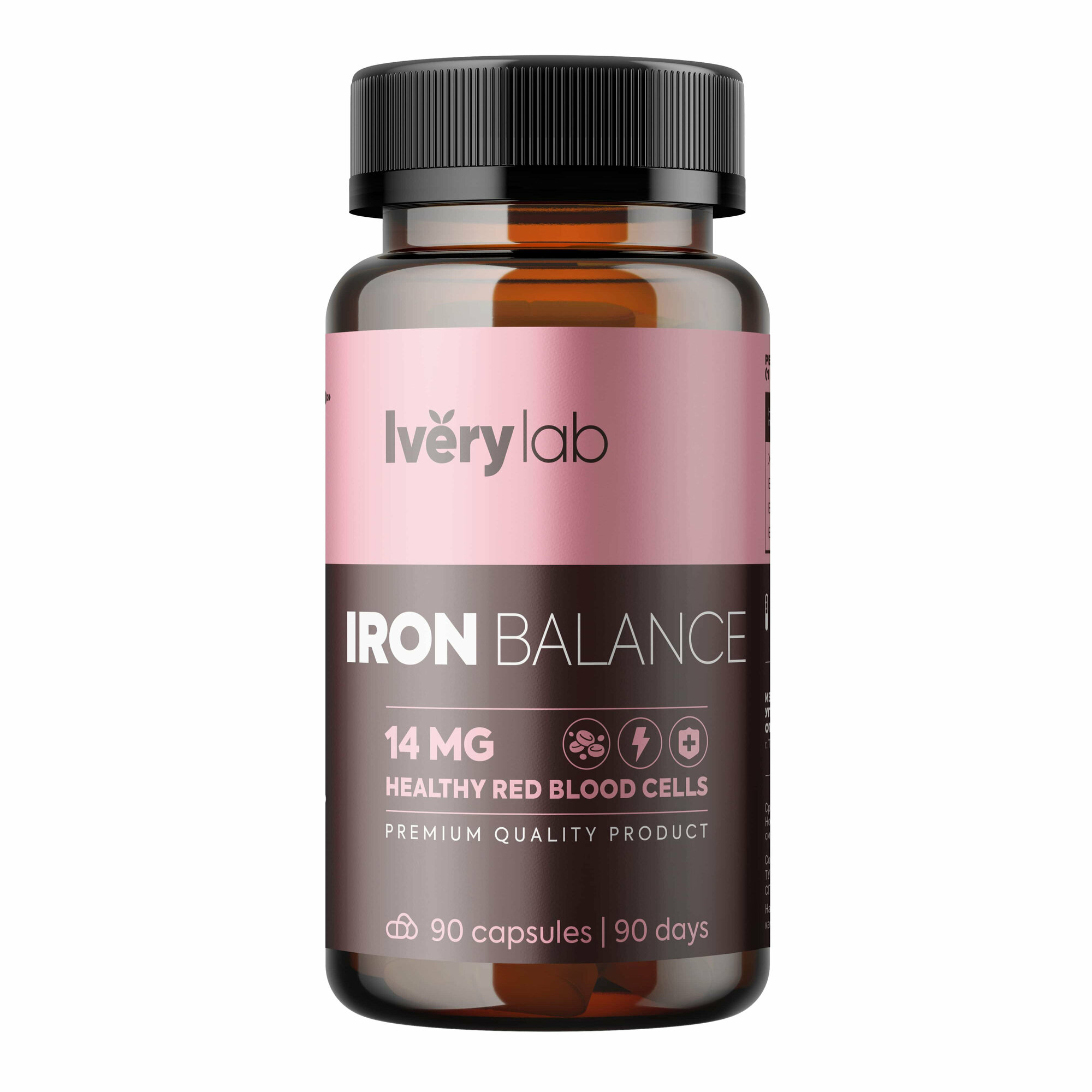 Витаминный комплекс Iron Balance Iverylab железо витамины B9 B12 C