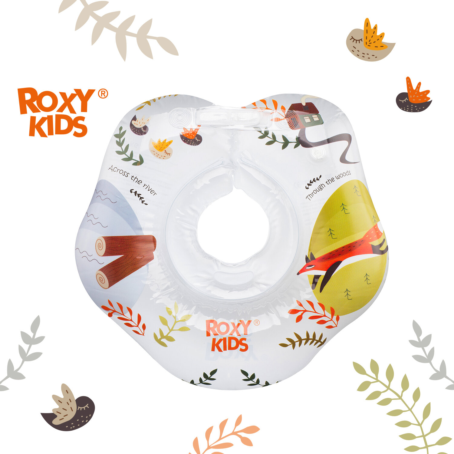 Надувной круг на шею Roxy-kids RN-005 Fairytale Fox