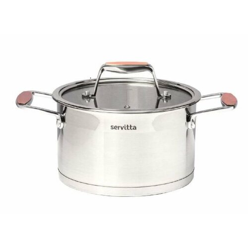 Кастрюля с крышкой Servitta 33 литра серия Quadro 2935₽