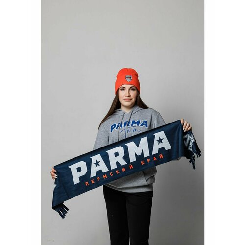 фото Шарф , серый, синий parma