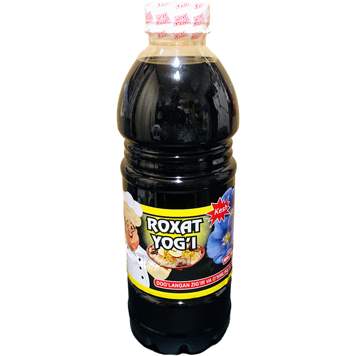 Льняное масло для плова Roxat Yog'i 2 литра.
