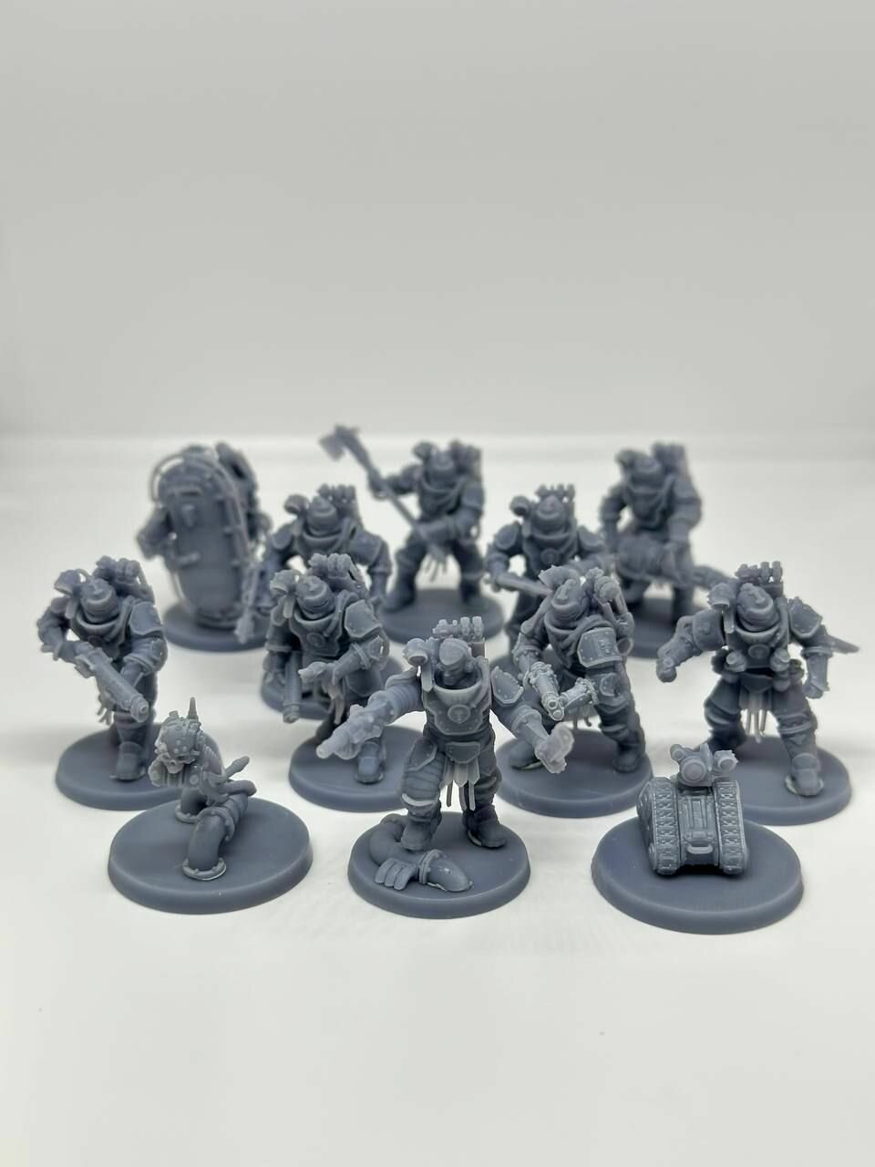 Набор миниатюр "Kill Team: Imperial Navy Breachers" Warhammer, Astra Militarium 40k, НРИ. Прорывники Имперского Флота