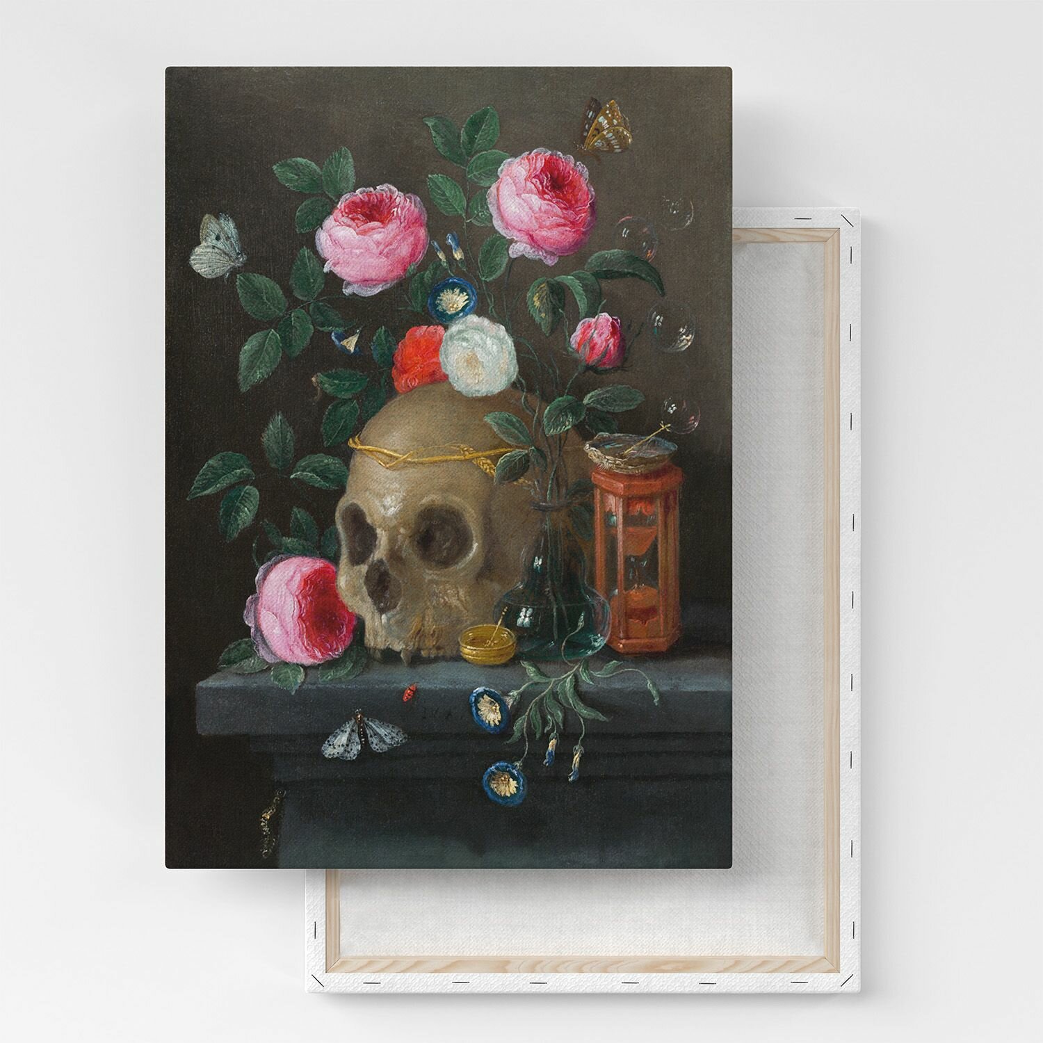 Картина на холсте, репродукция / Кессель Ян Ван - Vanitas Still Life / Размер 30 x 40 см