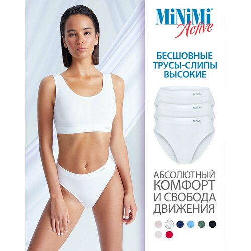 фото Трусы minimi, 3 шт., размер 44/46 (s/m), белый