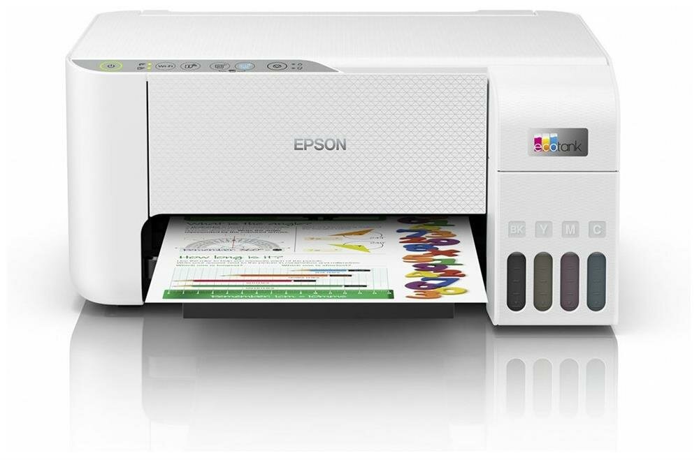 EPSON МФУ струйный L3256 (C11CJ67421/504/524) A4 WiFi белый