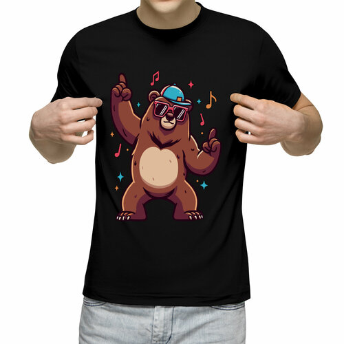 фото Футболка us basic, размер 3xl, черный