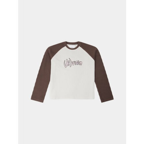 Лонгслив (di)vision LONGSLEEVE RAGLAN, размер XS, серый