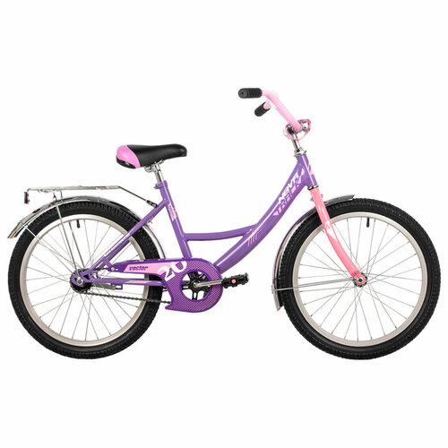 Велосипед 20 Novatrack VECTOR, цвет фиолетовый велосипед 2 х колесный novatrack 20 vector серебристый 203vector sl9