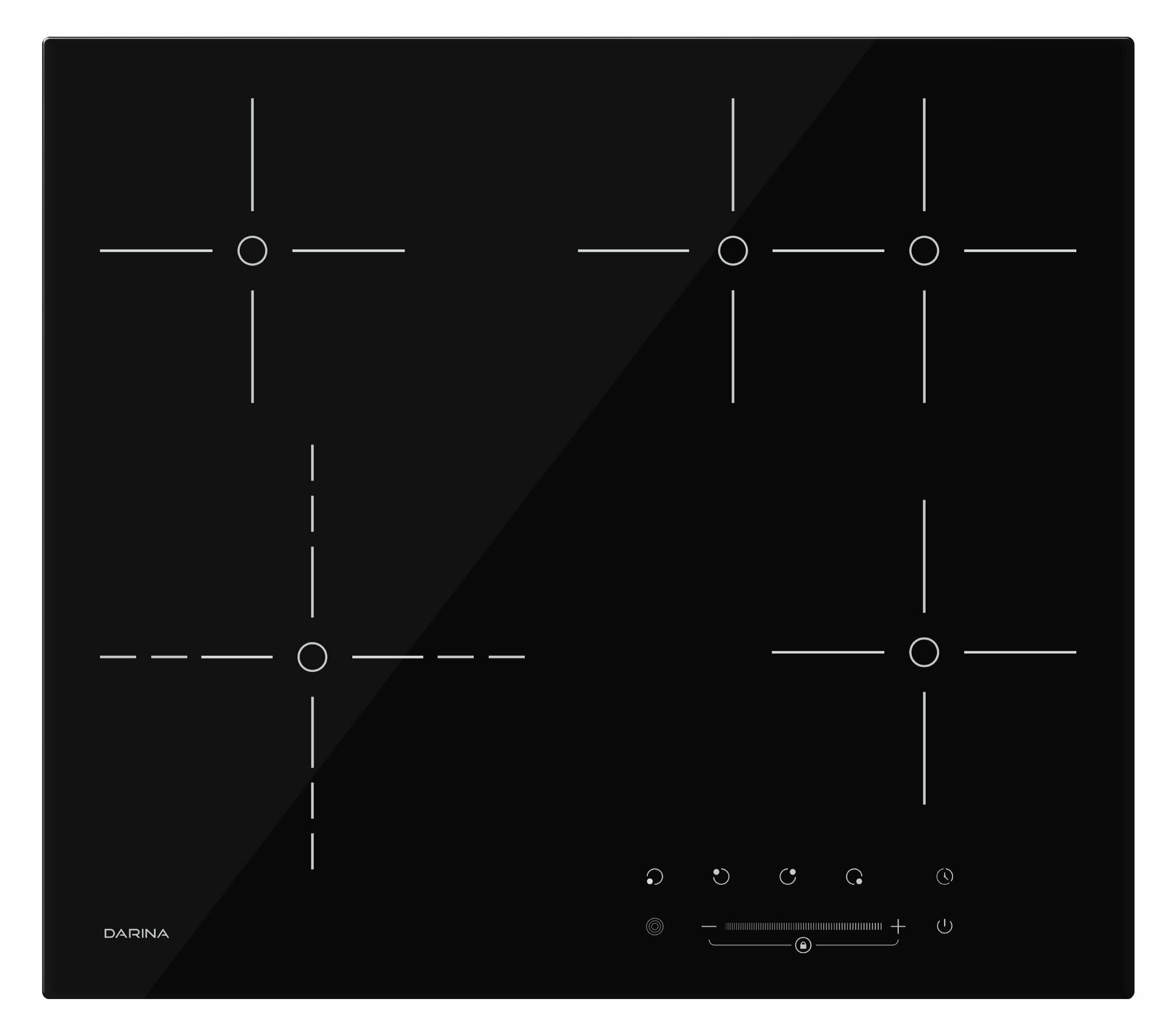 Варочная панель Darina PL E329 B, электрическая, независимая, черный - фото №8