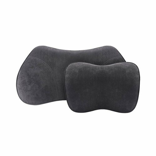 Набор ортопедический автомобильная подушка для шеи и пояснице Xiaomi Out of Bounds memory foam neck protector (Черный)