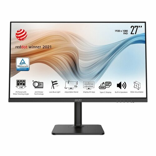 27 Монитор MSI Modern MD271P, черный монитор msi modern md271p 27 9s6 3pa49h 096