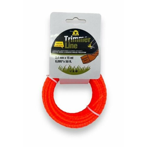 Леска для триммера 2,4мм квадрат