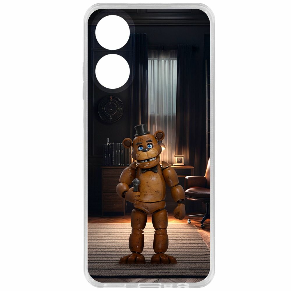 Чехол-накладка Krutoff Clear Case фнаф - Медведь Фредди для Oppo A78 4G