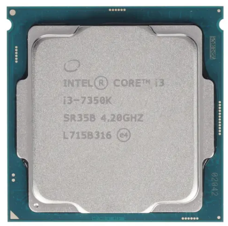 Процессор Intel Core i3-7350K LGA1151, 2 x 4200 МГц, OEM