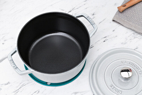 Кокот Staub La Cocotte 2,6л, белый трюфель - фото №10