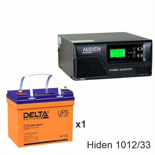 ИБП Hiden Control HPS20-1012 + Delta DTM 1233 L батарея delta dtm 1233 l 12в 33ач 195 130 168