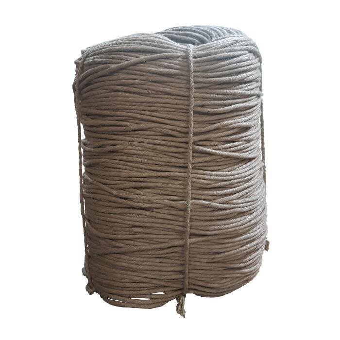 фото Джутовая веревка 4 мм 100 метров для рукоделия