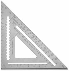 Алюминиевая треугольная линейка DEKO DKM305-430-305