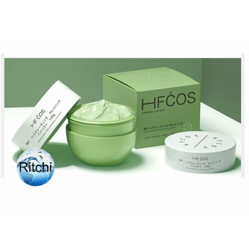 HF COS Hydrating Clay Pack Matcha Face Mask увлажняющая крем маска против акне для сужения пор, 150 гр