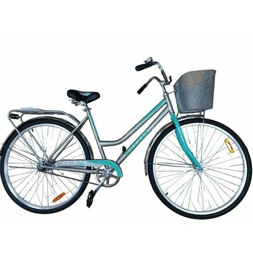 Велосипед BA CITY 182 28 1s РФ 20 серый-бирюзовый 1586000₽