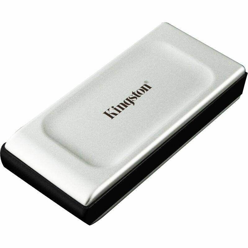 Твердотельный накопитель/ Kingston External SSD XS2000 2000GB Type-C USB 3.2 Gen 2x2 R/W 2000/2000MB/s IP55 70x33x14mm Silver (5 лет)