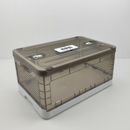 Контейнер складнойорганайзер для хранения с крышкой на колесиках 1370₽