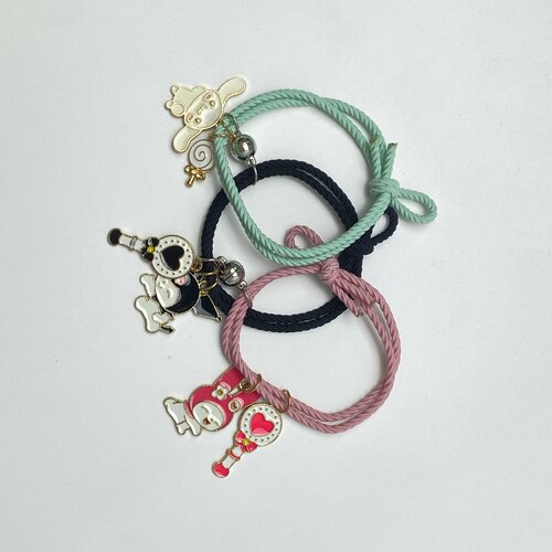 Плетеный браслет iGEEK металл 3 шт размер 18 см размер M диаметр 6 см бесцветный 255₽