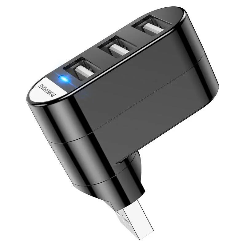 Хаб USB-концентратор Borofone DH3 3xUSB 2.0 480Mbps