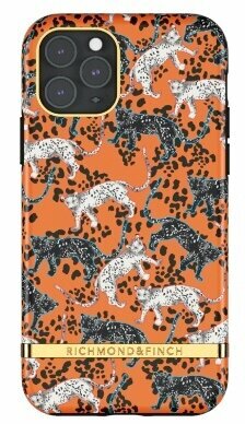 Чехол Richmond & Finch FW20 для iPhone 11 Pro Max, цвет "Оранжевый леопард" (Orange Leopard) (R42989)