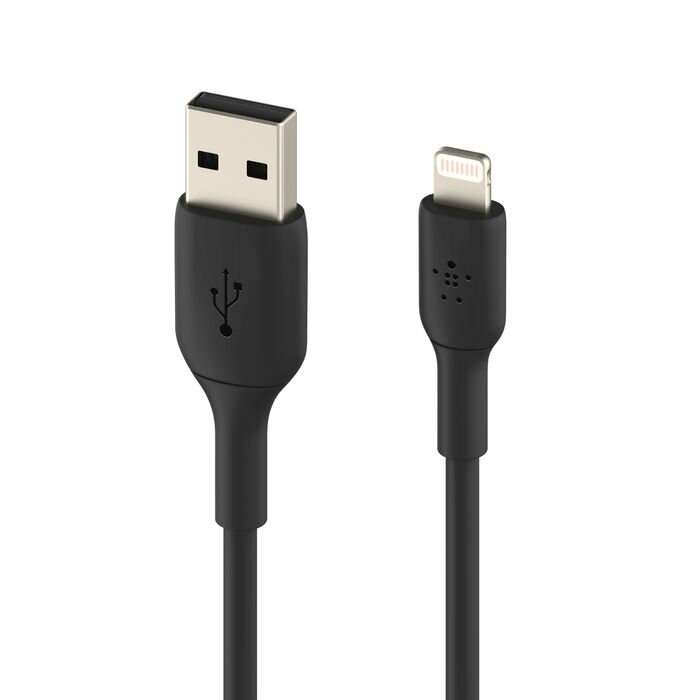 Кабель Belkin BoostCharge USB-A to Lightning Cable. Длина: 1м. Цвет: черный