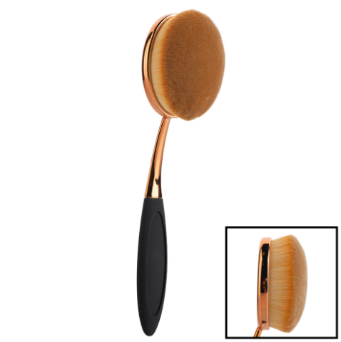 фото Кисть-щетка макияжная Universal Brush № 1 (05 Медная с черной ручкой)