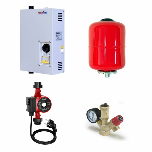 Комплект ЭВП-45 ЭВП-45 Расширит бак 8 лГруппа безопасности TIM 15 Циркуляционный насос 256-180 1540000₽