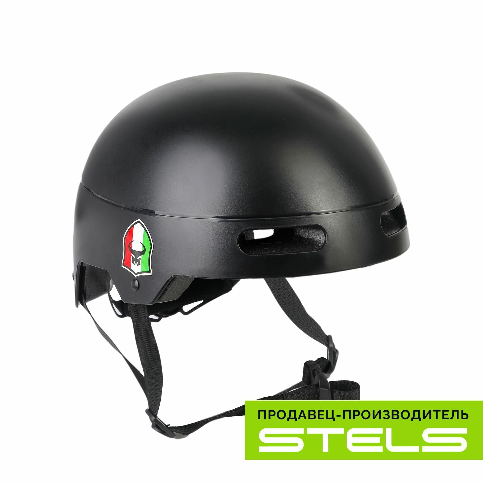 Шлем защитный для катания на велосипеде FSD-HL052 (in-mold) чёрный, размер L NEW