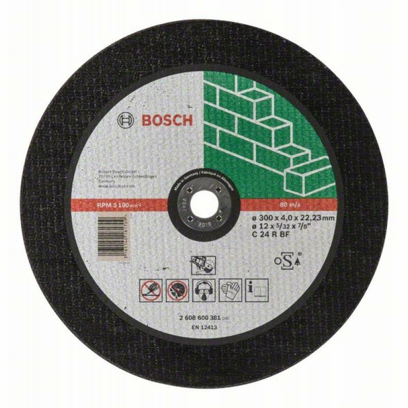Отрезной круг BOSCH для камня 300х4