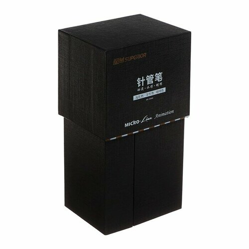 Набор маркеров профессиональных линеров, 12 цветов (комплект из 2 шт)