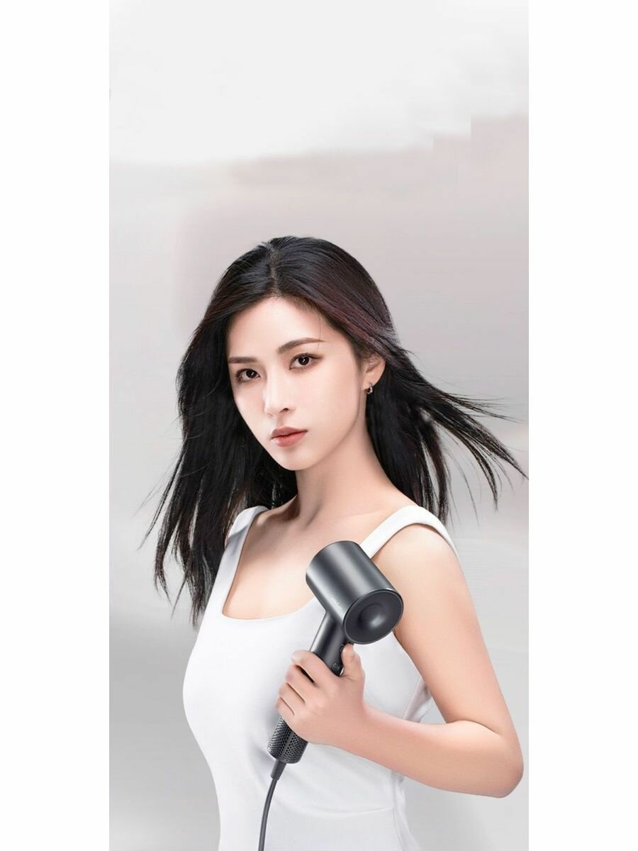 Фен Xiaomi ShowSee Hair Dryer A18 1800 Вт черный - фотография № 6