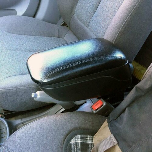 Для Hyundai Accent Tagaz Подлокотник с внутренним боксом и сдвижной крышкой черный PHAC9