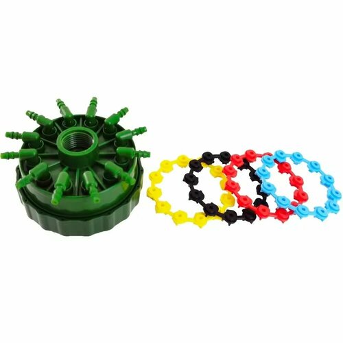 Насадка для автополива растения коллектор для полива на 12 каналов разветвитель для гидропонных установок 1530₽