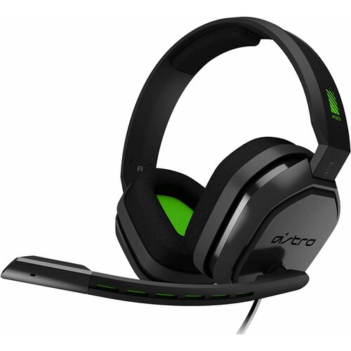 накладка под дугу logitech astro a20 xbox one Гарнитура проводная Astro A-10 (A01G01) Черный/Зеленый (Black/Green) (PS4/Xbox One/PC/Android)